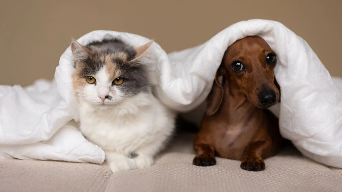 Kucing dan anjing peliharaan